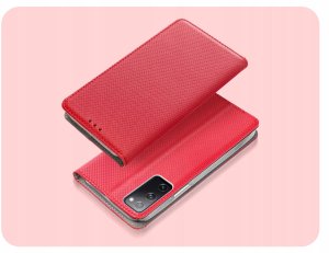 ETUI Z KLAPKĄ DO SAMSUNG GALAXY S20 FE / 5G / S20 LITE CZERWONE MAGNETYCZNE 2