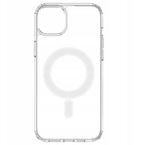 Etui magnetyczne Clear Magnetic Case z MagSafe do iPhone 14 Plus ze srebrnym ringiem - przezroczyste 9