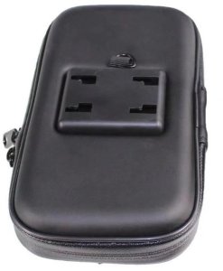 Hurtel Rowerowy wodoodporny motocyklowy uchwyt torba sakwa na telefon na kierownicę XL (max wymiar telefonu: 165 mm x 80 mm) czarny (bez mocowania do kierownicy) 2