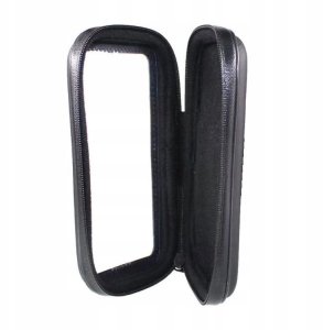 Hurtel Rowerowy wodoodporny motocyklowy uchwyt torba sakwa na telefon na kierownicę XL (max wymiar telefonu: 165 mm x 80 mm) czarny (bez mocowania do kierownicy) 3