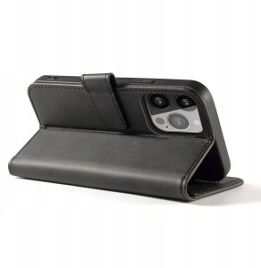 Magnet Case etui TCL 205 pokrowiec z klapką portfel podstawka czarne 3