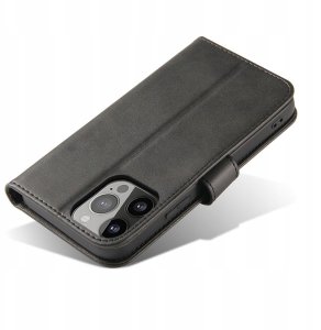 Magnet Case etui TCL 205 pokrowiec z klapką portfel podstawka czarne 5