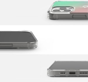 Etui Ringke Fusion Design do iPhone 12 Pro Max różowo-zielony 4