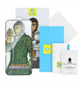 Szkło Hartowane 5D Mr. Monkey Glass - Apple iPhone 14 Pro Max czarny (Strong Privacy) 2