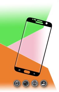 Szkło Hartowane 9H Do Samsung S7 Edge Cały Ekran 3