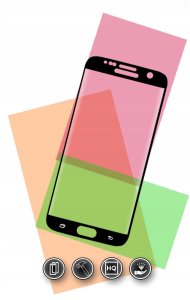 Szkło Hartowane 9H Do Samsung S7 Edge Cały Ekran 7