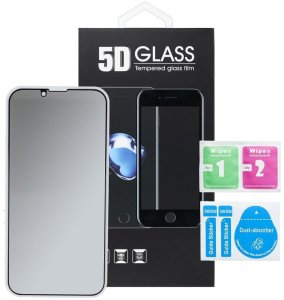 5D Full Glue Tempered Glass - do iPhone 12 / 12 Pro (Privacy) czarny 12