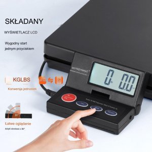 Waga elektroniczna pocztowa sklepowa towarowa magazynowa 10 g50 kg 11