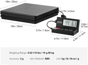 Waga elektroniczna pocztowa sklepowa towarowa magazynowa 10 g50 kg 7