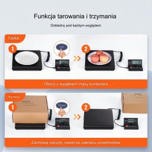 Waga elektroniczna pocztowa sklepowa towarowa magazynowa 10 g50 kg 10