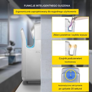 Vevor Kieszeniowa suszarka do rąk automatyczna 2000 W 6