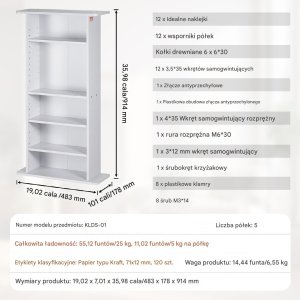 Szafka na Płyty CD/DVD z Regulowanymi Półkami 240 Płyt 2