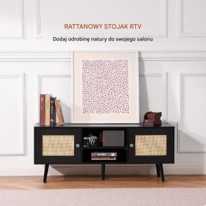 Szafka RTV do Telewizorów 55" Czarna 7