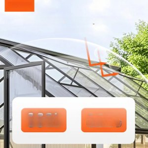 Panele poliwęglanowe do szklarni 24 szt. 61x122 cm dachowe zielone 2