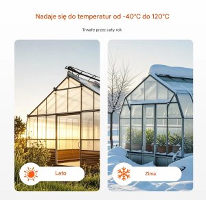 Panele poliwęglanowe do szklarni 24 szt. 61x122 cm dachowe zielone 10