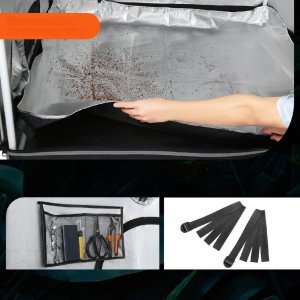 Namiot do uprawy hydroponicznej 120x60x180cm z oknem i tacą do roślin 4