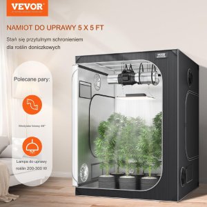 Namiot do Uprawy Hydroponicznej 152 x 152 cm 11