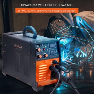Vevor Spawarka inwertorowa Przecinarka plazmowa 250A 220V MIG/MMA/TIG 11