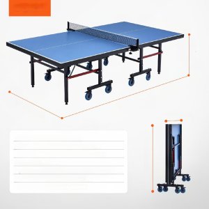 Stół do tenisa stołowego Vevor Stół do tenisa stołowego składany mocny ping pong 25 mm zestaw piłka siatka 12