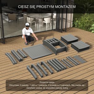 Vevor 5-Częściowy Zestaw do Jadalni 5