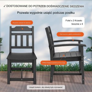 Vevor 7-Częściowy Zestaw do Jadalni 5