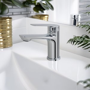 Bateria umywalkowa Avapax Trixan stojąca chrom (ABTR111111) 6