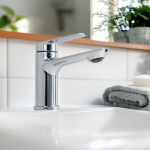 Bateria umywalkowa Avapax Trixan stojąca chrom (ABTR111111) 7