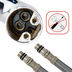 Bateria umywalkowa Avapax Trixan stojąca chrom (ABTR111111) 10