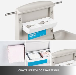 Vevor Przewijak naścienny Przewijak dla niemowląt i dzieci łazienkowy 2