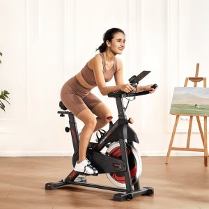 Rowerek treningowy stacjonarny magnetyczny rower do ćwiczeń wyświetlacz LCD 8