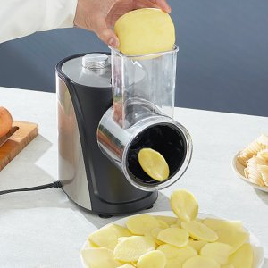 ELEKTRYCZNA SZATKOWNICA WARZYW TARKA ROZDRABNIACZ 10 cm 8