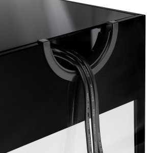 AQUAEL ZESTAW GLOSSY ST 120 D&N CZARNY + SZAFKA GLOSSY 9