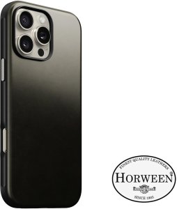 Nomad Modern Leather case, green chrome - iPhone 16 Pro Max 2