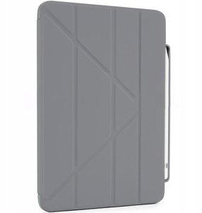 Etui na tablet Pipetto Origami No3 Pencil Case, grey - iPad (A16) / iPad (2022) 5