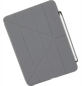 Etui na tablet Pipetto Origami No3 Pencil Case, grey - iPad (A16) / iPad (2022) 6