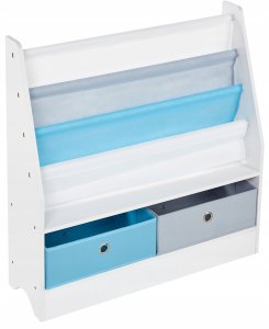 Regał na książki 3 półki TUMBY 74 cm Biały 6