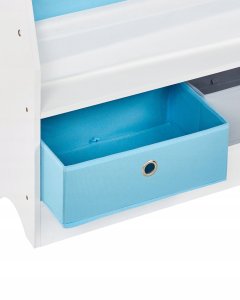 Regał na książki 3 półki TUMBY 74 cm Biały 8