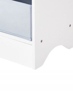 Regał na książki 3 półki TUMBY 74 cm Biały 9