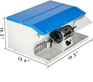 Polerka jubilerska stołowa z odciągiem kurzu i oświetleniem LED 220 W 2