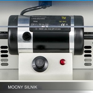 Polerka jubilerska stołowa z odciągiem kurzu i oświetleniem LED 220 W 4