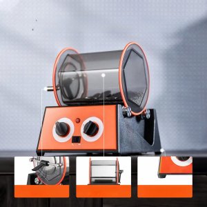 Bębnowa polerka jubilerska obrotowa 5kg metale biżuteria warsztat DIY 11