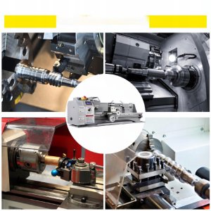 Tokarka do metalu 1100W 220x750mm zmienna prędkość cyfrowa MT5 MT2 13