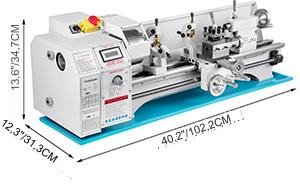 Tokarka do metalu 1100W 220x750mm zmienna prędkość cyfrowa MT5 MT2 14