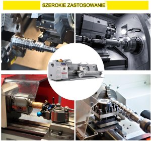 Tokarka do metalu 1100W 220x750mm zmienna prędkość cyfrowa MT5 MT2 9