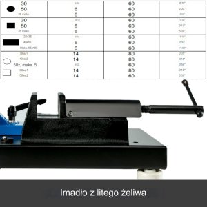 PRZECINARKA PIŁA TAŚMOWA DO METALU Z PODSTAWĄ 1000 W 6