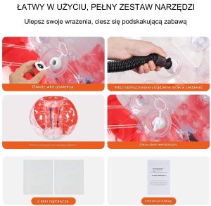 Vevor Dmuchana Pompowana Kula do Zabawy Zderzania się Bumper Bubble 4