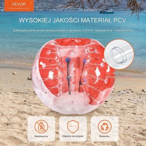 Vevor Dmuchana Pompowana Kula do Zabawy Zderzania się Bumper Bubble 6