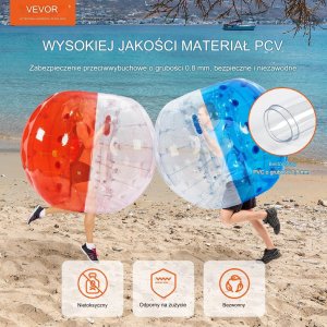 Vevor Dmuchane Pompowane Kule do Zabawy Zderzania się Bumper Bubble 13