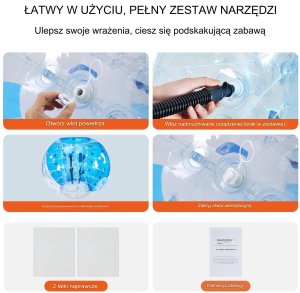 Vevor Dmuchane Pompowane Kule do Zabawy Zderzania się Bumper Bubble 10
