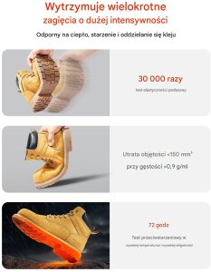 Buty Robocze Ochronne Męskie Trzewiki BHP Skóra Wodoodporne Antypoślizgowe 42 9